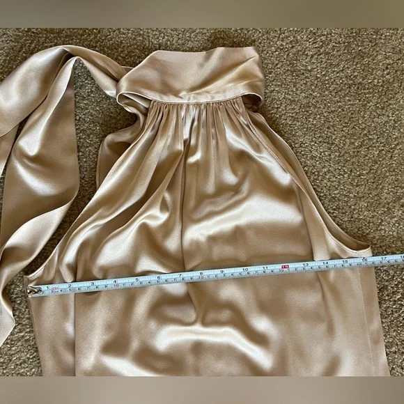 Ramy Brook Cara gold halter Top sz S - Picture 7 of 8